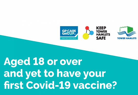 Hero aged 18 or over and yet to have your first covid 19 vaccine