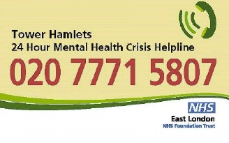 Hero launch of tower hamlets mental health crisis line