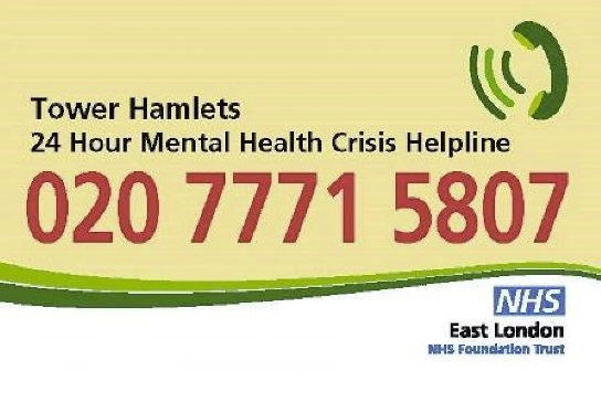 Hero launch of tower hamlets mental health crisis line